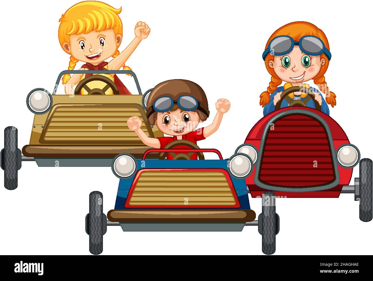 Young Racing Driver Stock Vector Images Alamy
