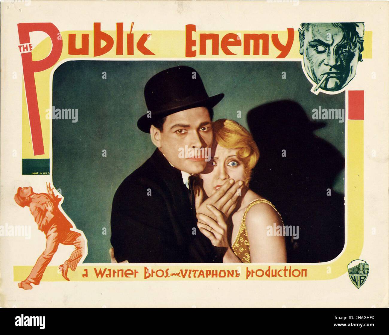 JAMES CAGNEY, JOAN BLONDELL and EDWARD WOODS in THE PUBLIC ENEMY (1931), directed by WILLIAM A. WELLMAN. Credit: WARNER BROTHERS / Album Stock Photo