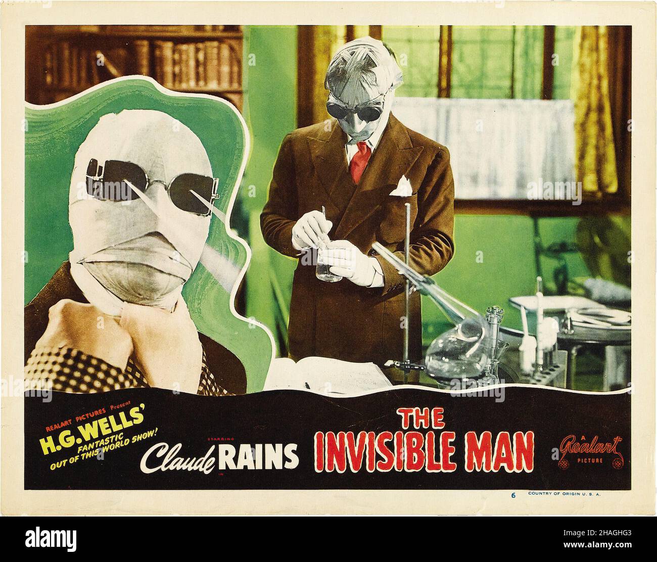 THE INVISIBLE MAN (1933), directed by JAMES WHALE. Credit: UNIVERSAL PICTURES / Album Stock Photo