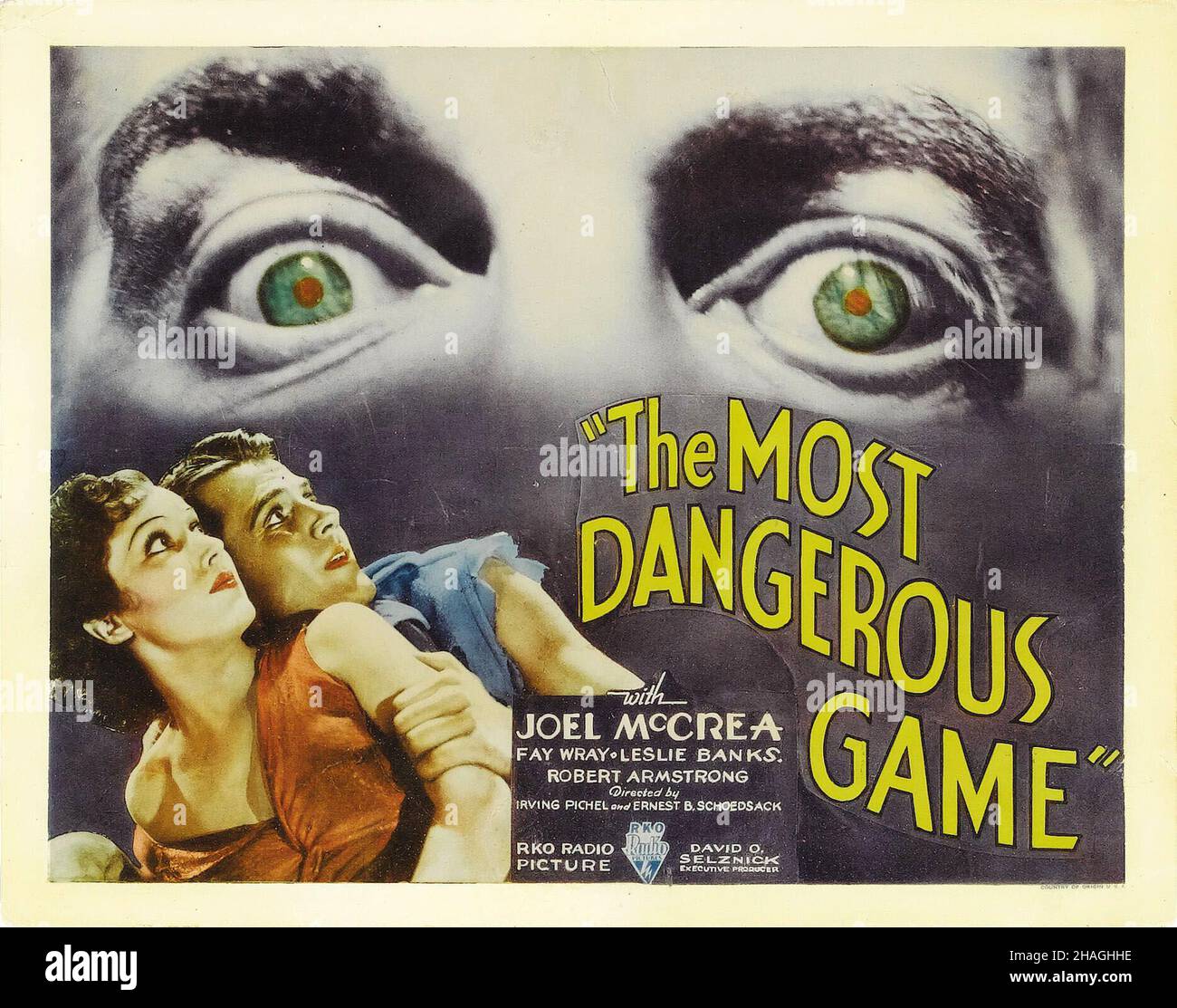 THE MOST DANGEROUS GAME (1932), directed by IRVING PICHEL and ERNEST B. SCHOEDSACK. Credit: RKO RADIO PICTURES / Album Stock Photo