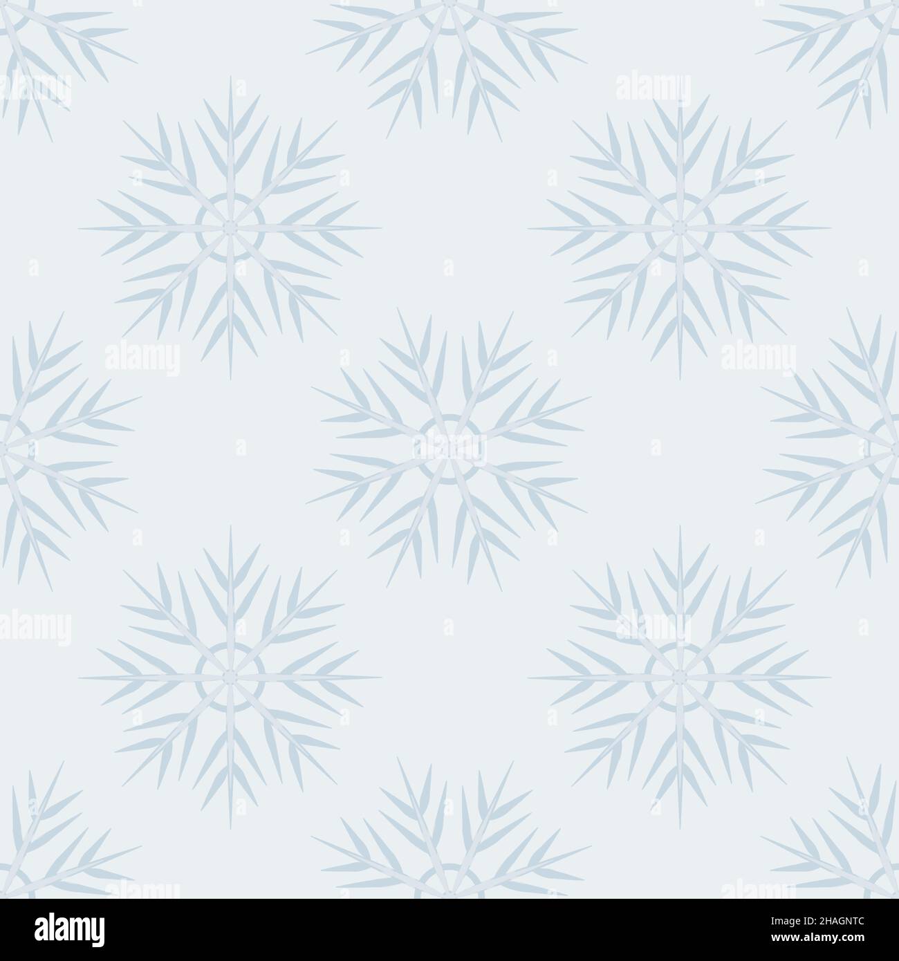 A seamless pattern on a square background is snowflakes. Design element ...