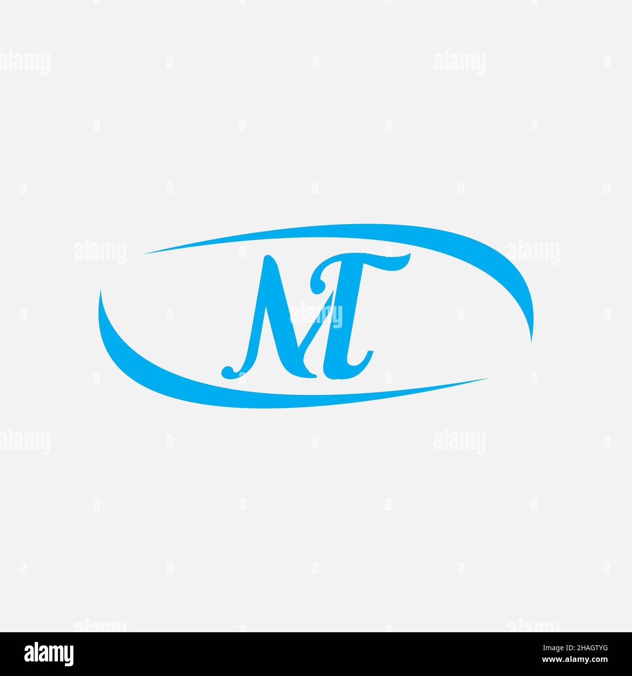 Creative Professional Trendy Letter MT TM Logo Design Stock Photo - Alamy