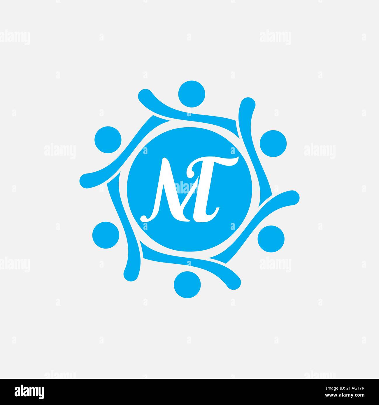 Creative Professional Trendy Letter MT TM Logo Design Stock Photo - Alamy