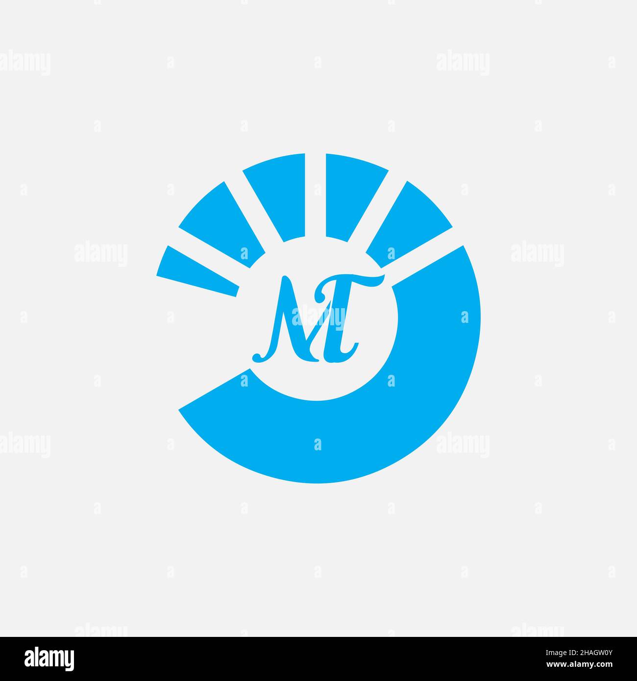 Creative Professional Trendy Letter MT TM Logo Design Stock Photo - Alamy