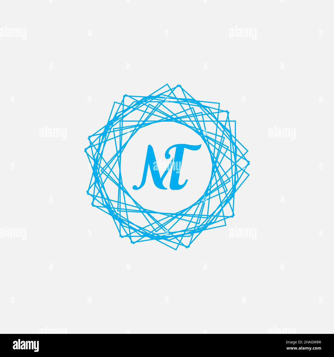 Creative Professional Trendy Letter MT TM Logo Design Stock Photo - Alamy