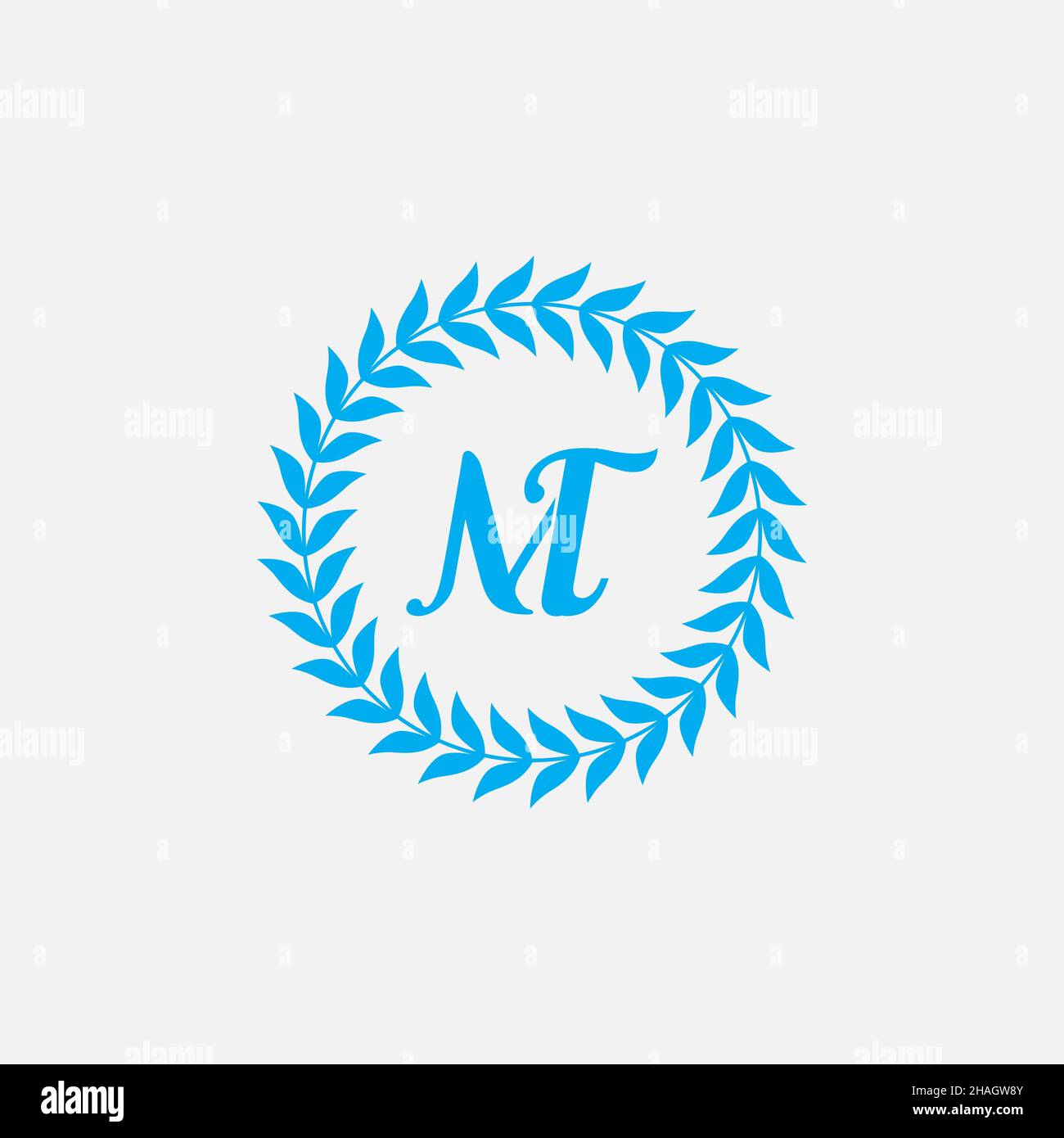 Creative Professional Trendy Letter MT TM Logo Design Stock Photo - Alamy