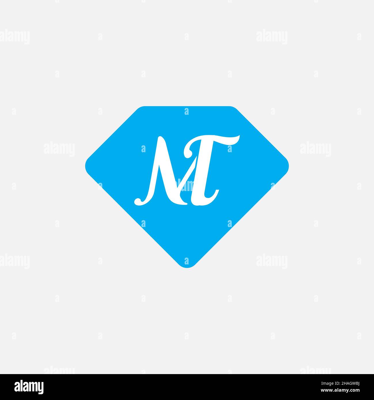 Creative Professional Trendy Letter MT TM Logo Design Stock Photo - Alamy