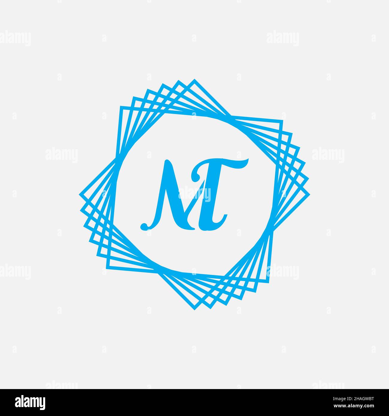 Creative Professional Trendy Letter MT TM Logo Design Stock Photo - Alamy