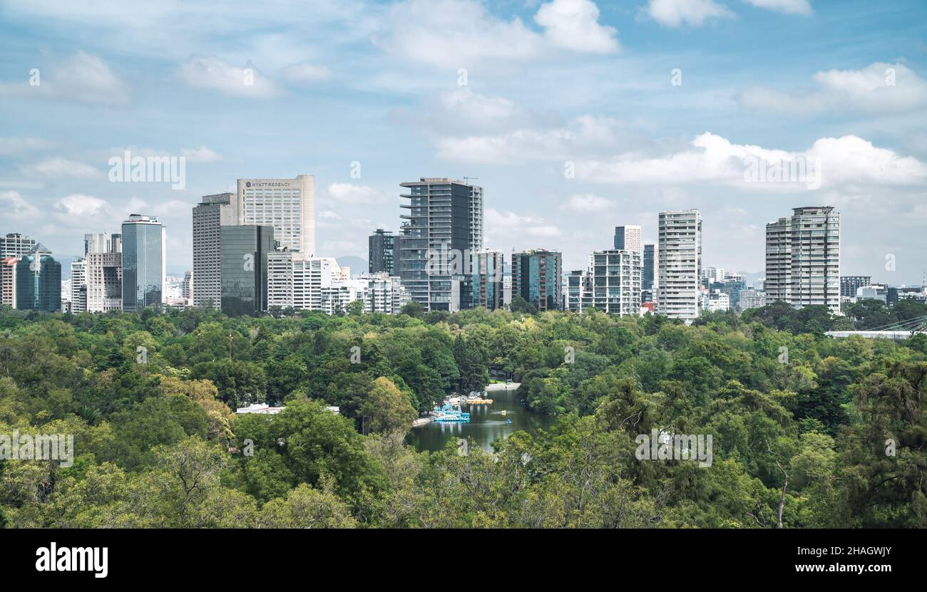 Skyscrapers and hotels in downtown of Mexico City Stock Photo - Alamy