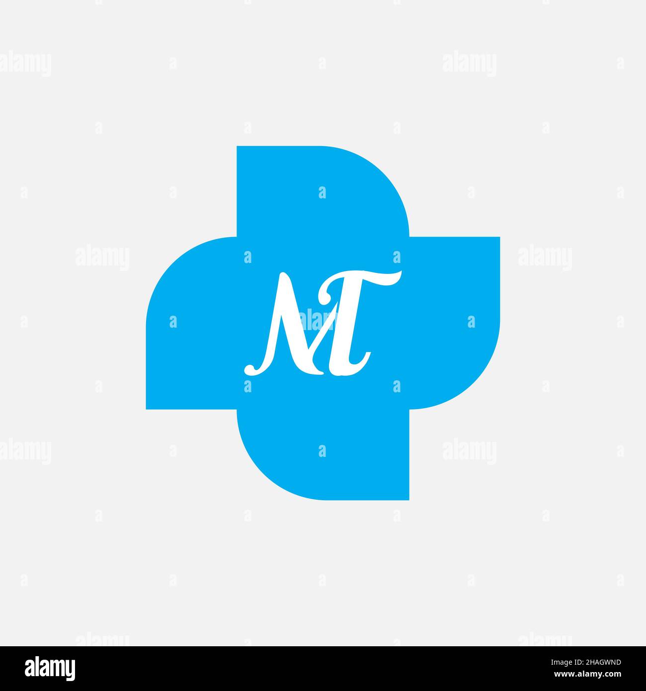Creative Professional Trendy Letter MT TM Logo Design Stock Photo - Alamy