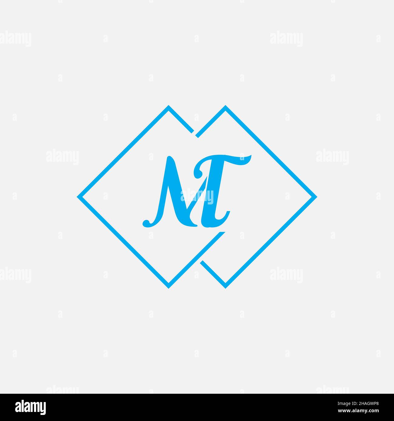Creative Professional Trendy Letter MT TM Logo Design Stock Photo - Alamy