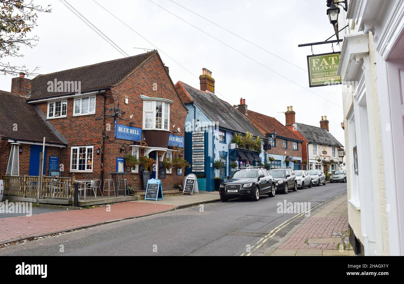 Emsworth Hampshire England UK - The Blue Bell pub and restaurant Stock Photo