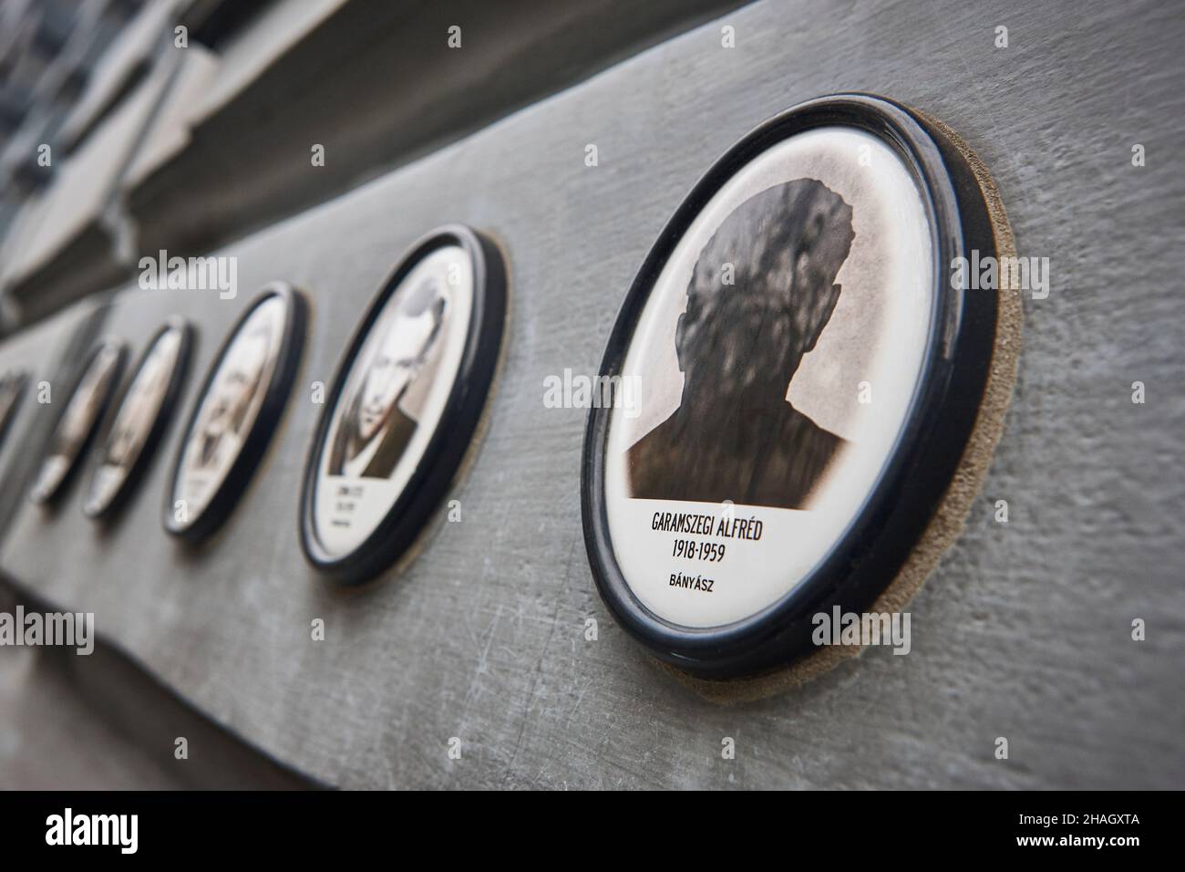 Budapest memorial. Victims of nazism and comunism in Hungary. Terror Stock Photo