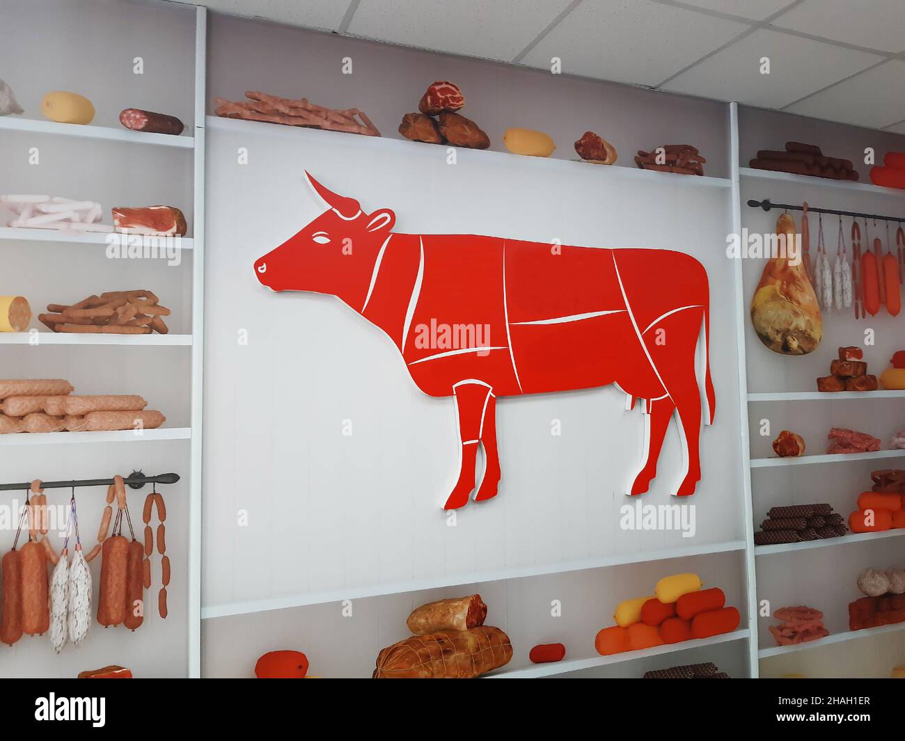 Cow parts illustration hi-res stock photography and images - Alamy