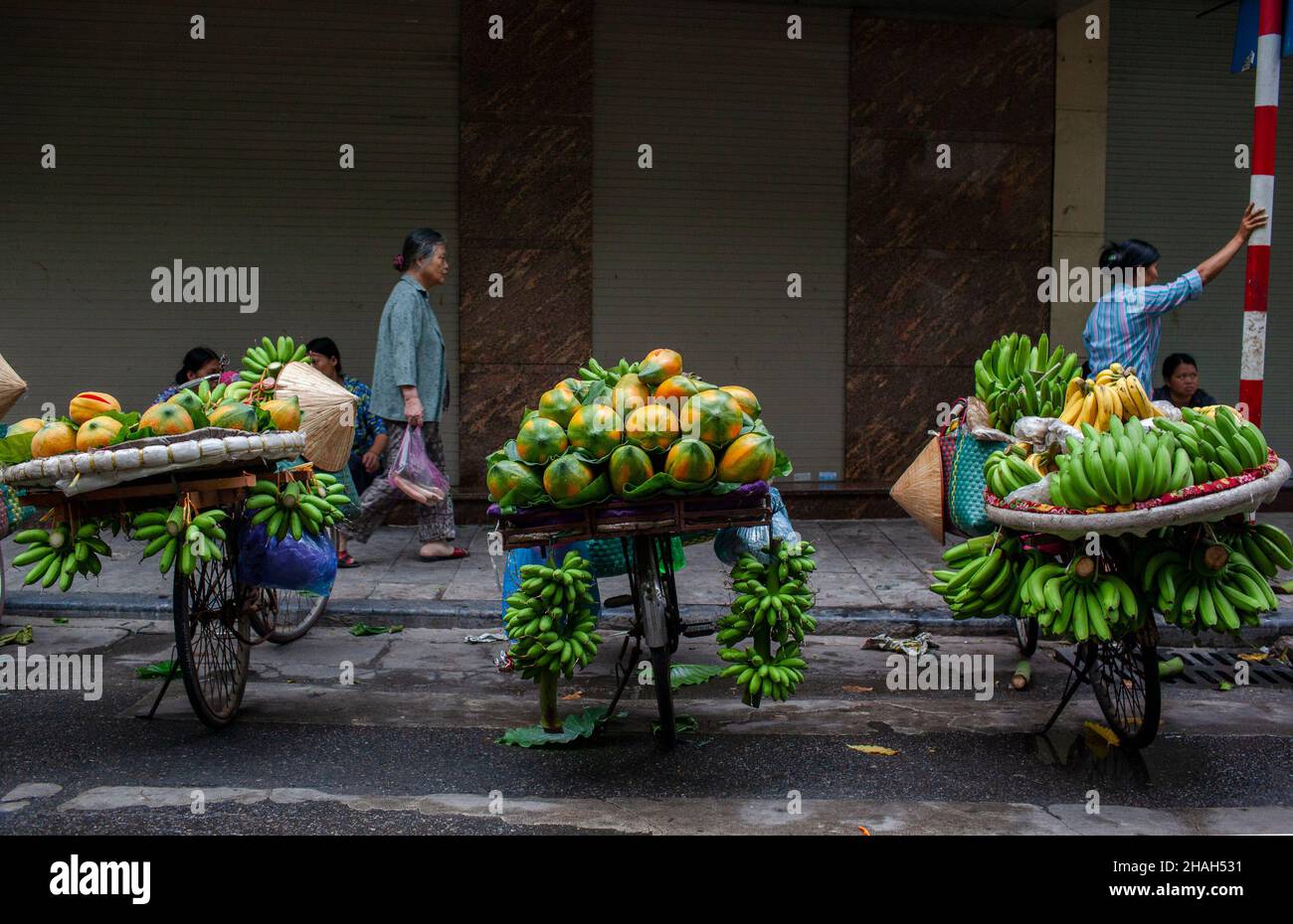 Street food Street vendors in Hanoi are an idyllic, rustic beauty