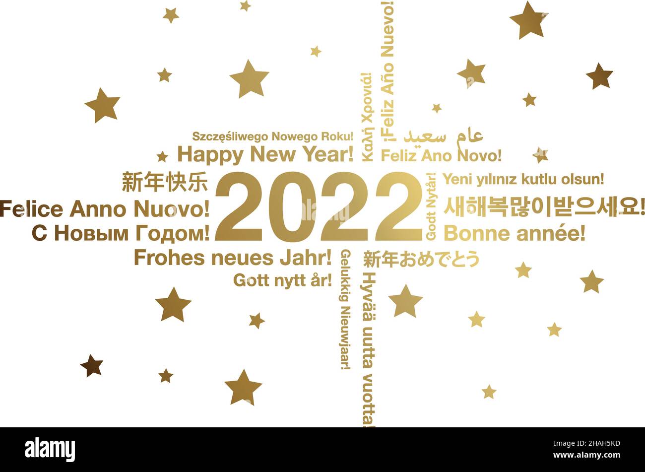 Happy New Year In Different Languages High Resolution Stock Photography And Images Alamy