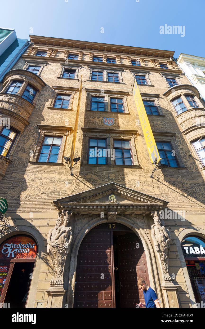 Brno (Brünn) Dum Panu z Lipe (House of the Lords of Leipa) at Namesti