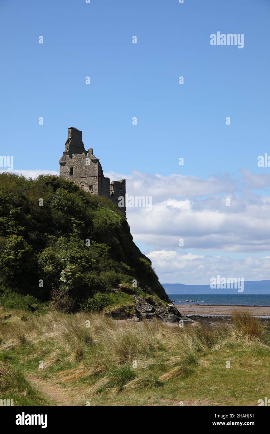 Greenan Castle, Ayr Stock Photo