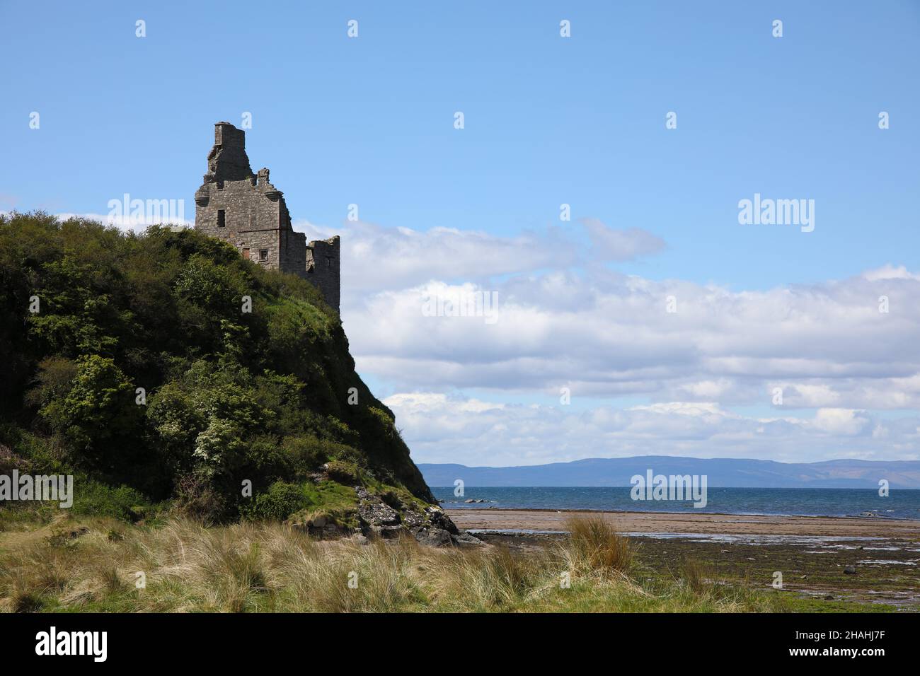 Greenan Castle, Ayr Stock Photo