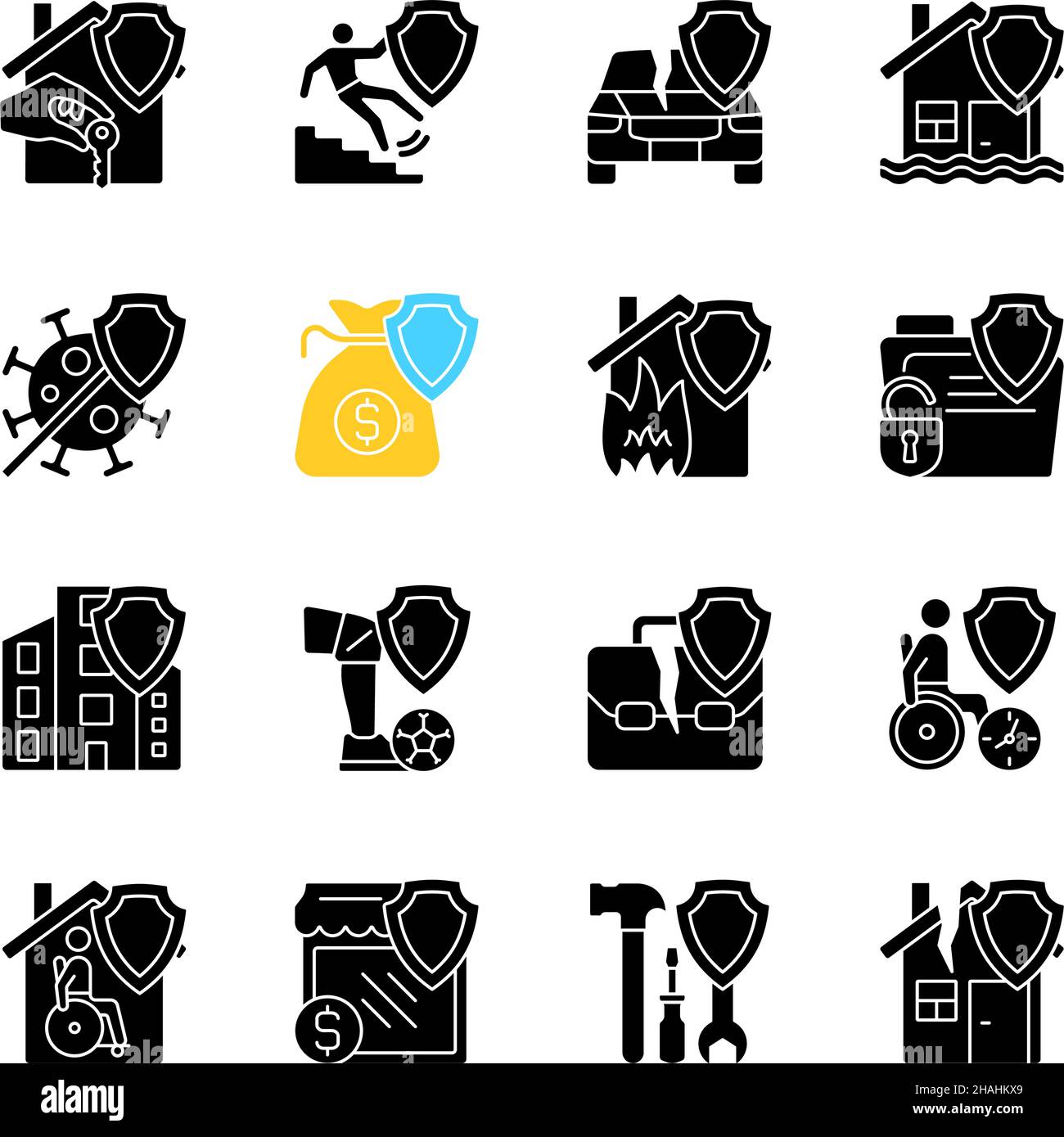 Filled cases Stock Vector Images - Alamy