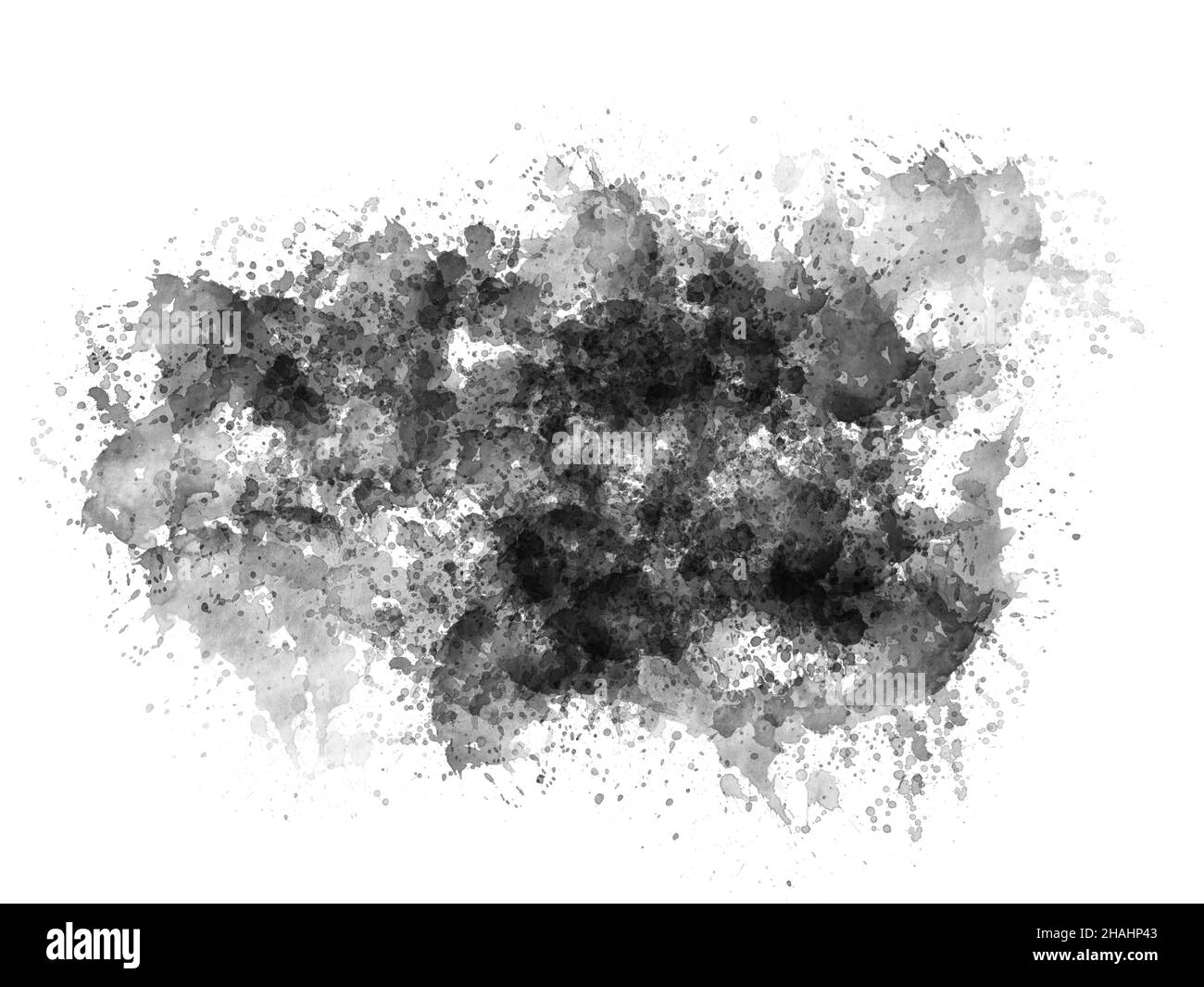 Artistic abstract watercolor background in black Stock Photo Alamy