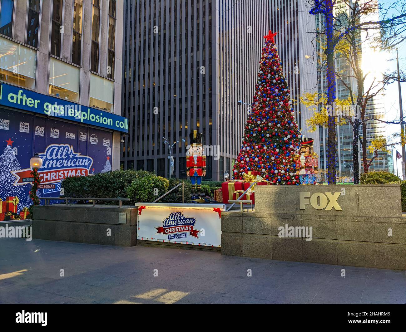All american christmas fox square hires stock photography and images