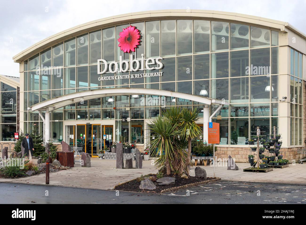 Exterior of Dobbies garden centre and restaurant, near Ayr, Ayrshire