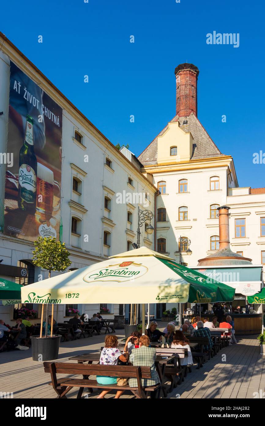 Brno (Brünn): Starobrno Brewery restaurant, in , Jihomoravsky, South Moravia, Südmähren, Czech Stock Photo