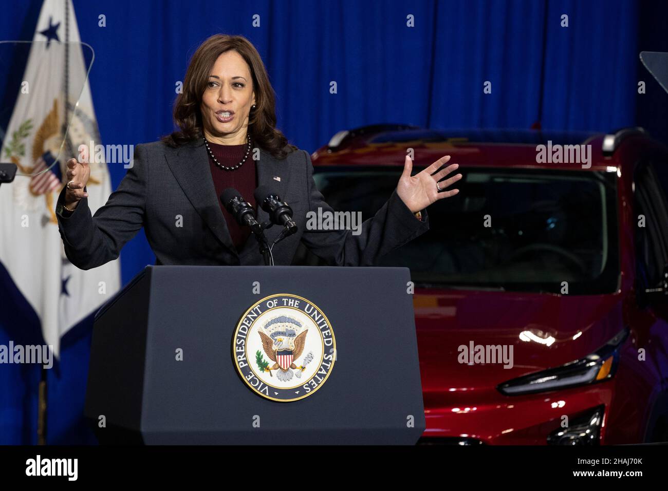 Brandywine, USA. 13th Dec, 2021. US Vice President Kamala Harris