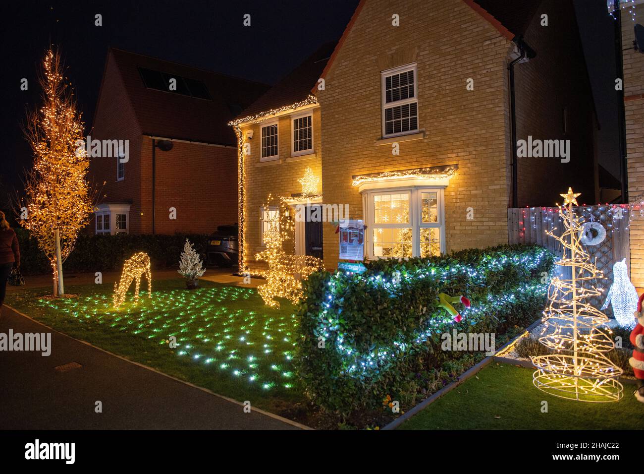 StanfordLeHope Essex, UK. 13th Dec, 2021. Every house in St Andrews