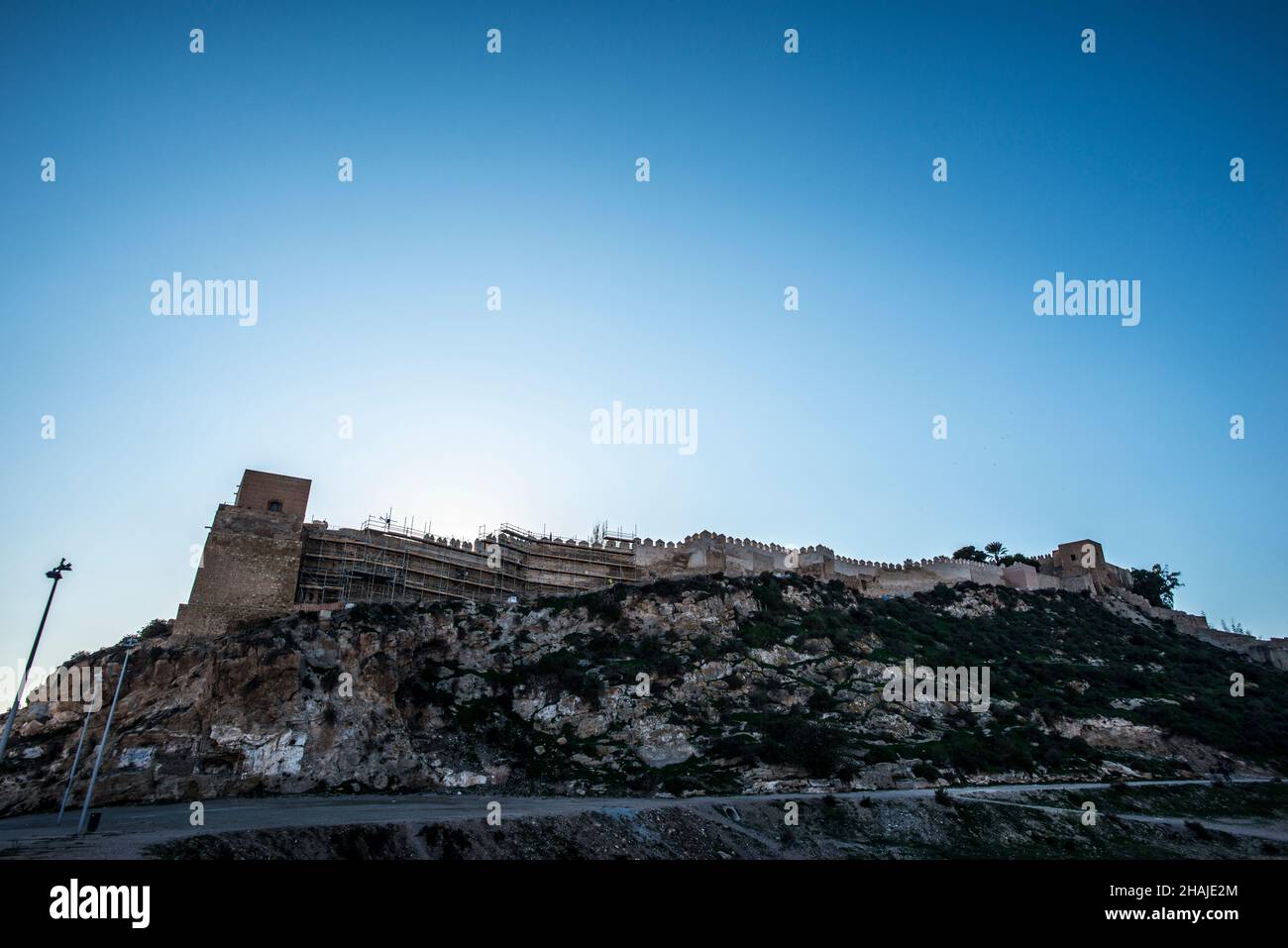 Alcazaba of Almería Stock Photo