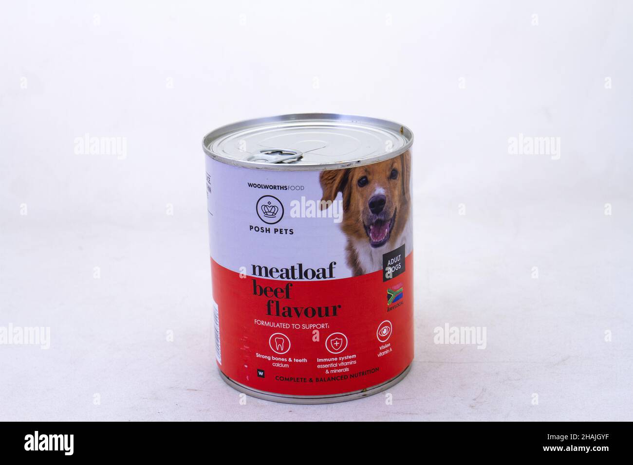 Johannesburg, South Africa Posh Pets pet food from Woolworths Food Stock Photo Alamy