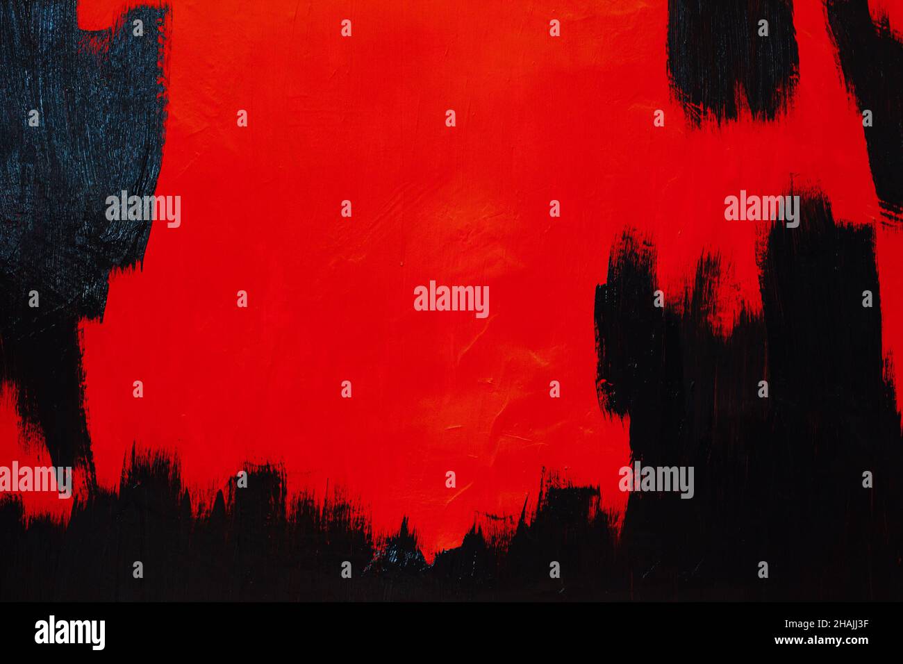 black red painted wall texture as background Stock Photo