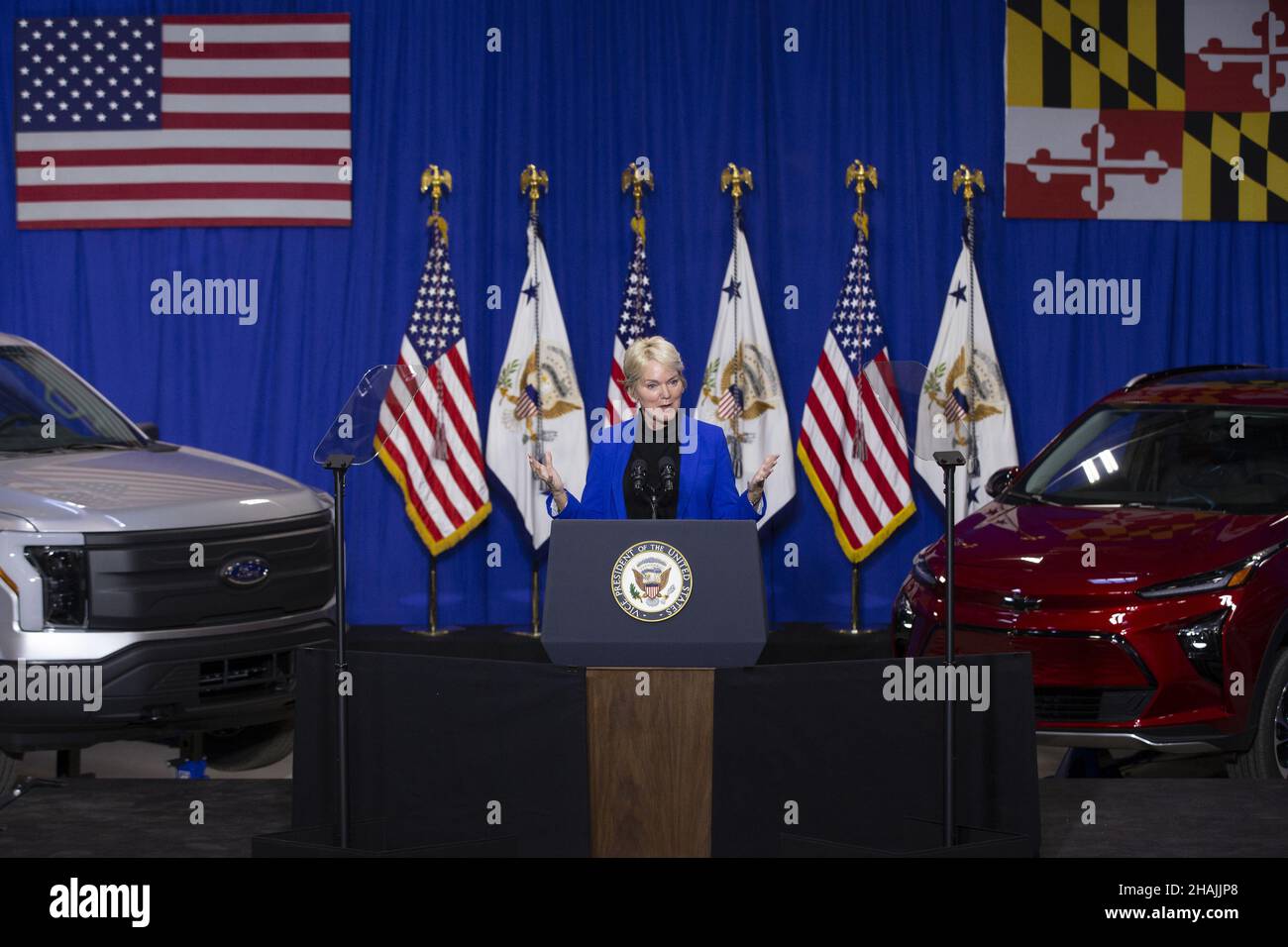 Brandywine, United States. 13th Dec, 2021. US Energy Secretary Jennifer