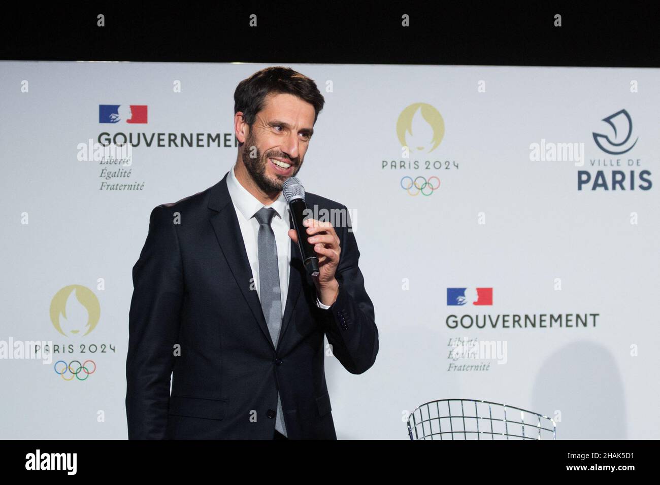 Tony Estanguet, President Of Paris 2024 During Press Conference To ...