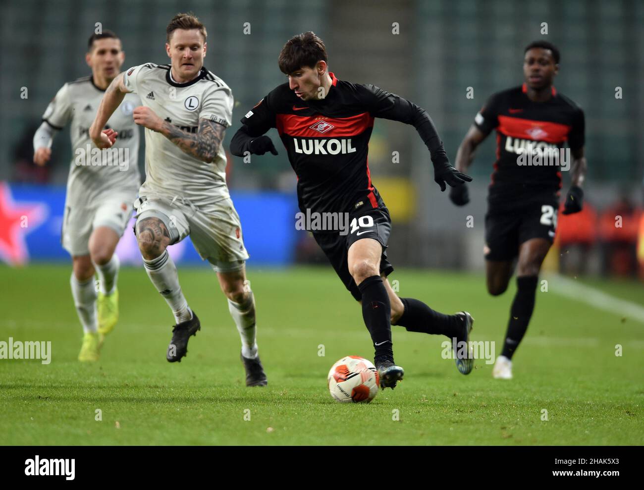 Zelimkhan Bakaev of FC Spartak Moscow in Action Editorial Image