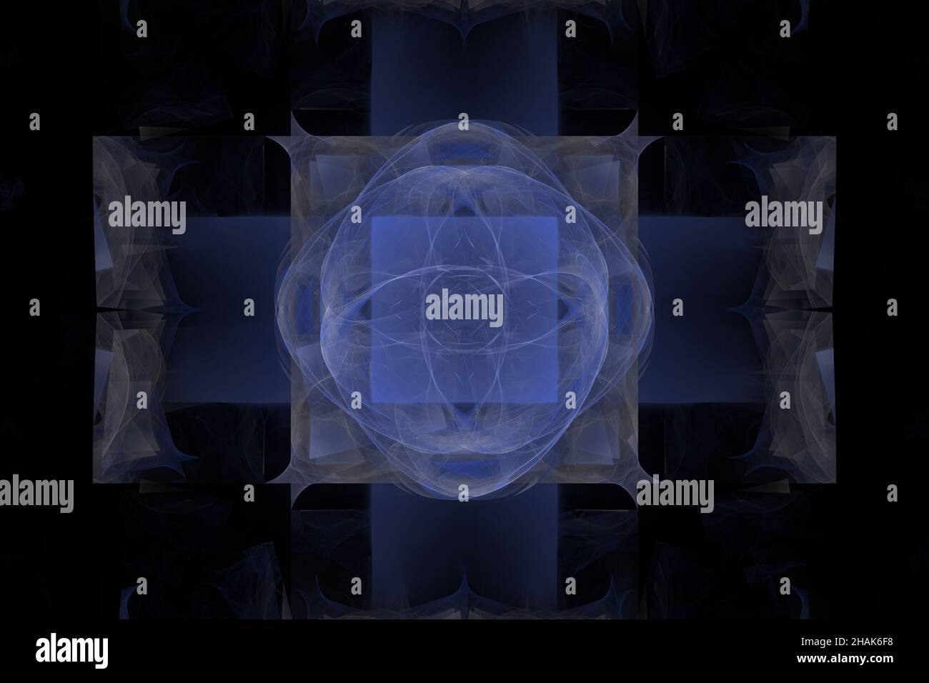 Digital render beautiful blue hi-res stock photography and images - Alamy