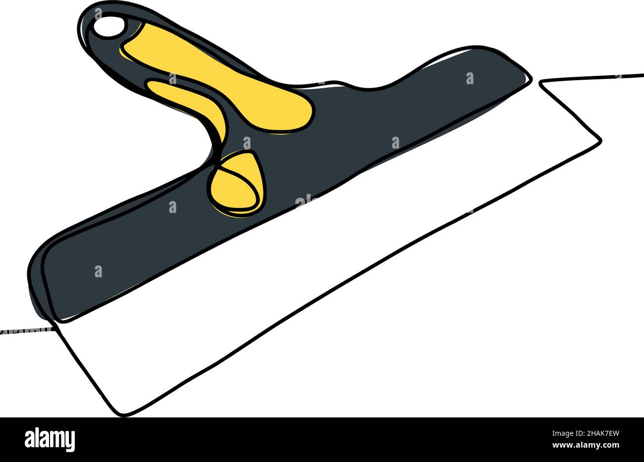 Spatula. Line minimal concept Stock Vector