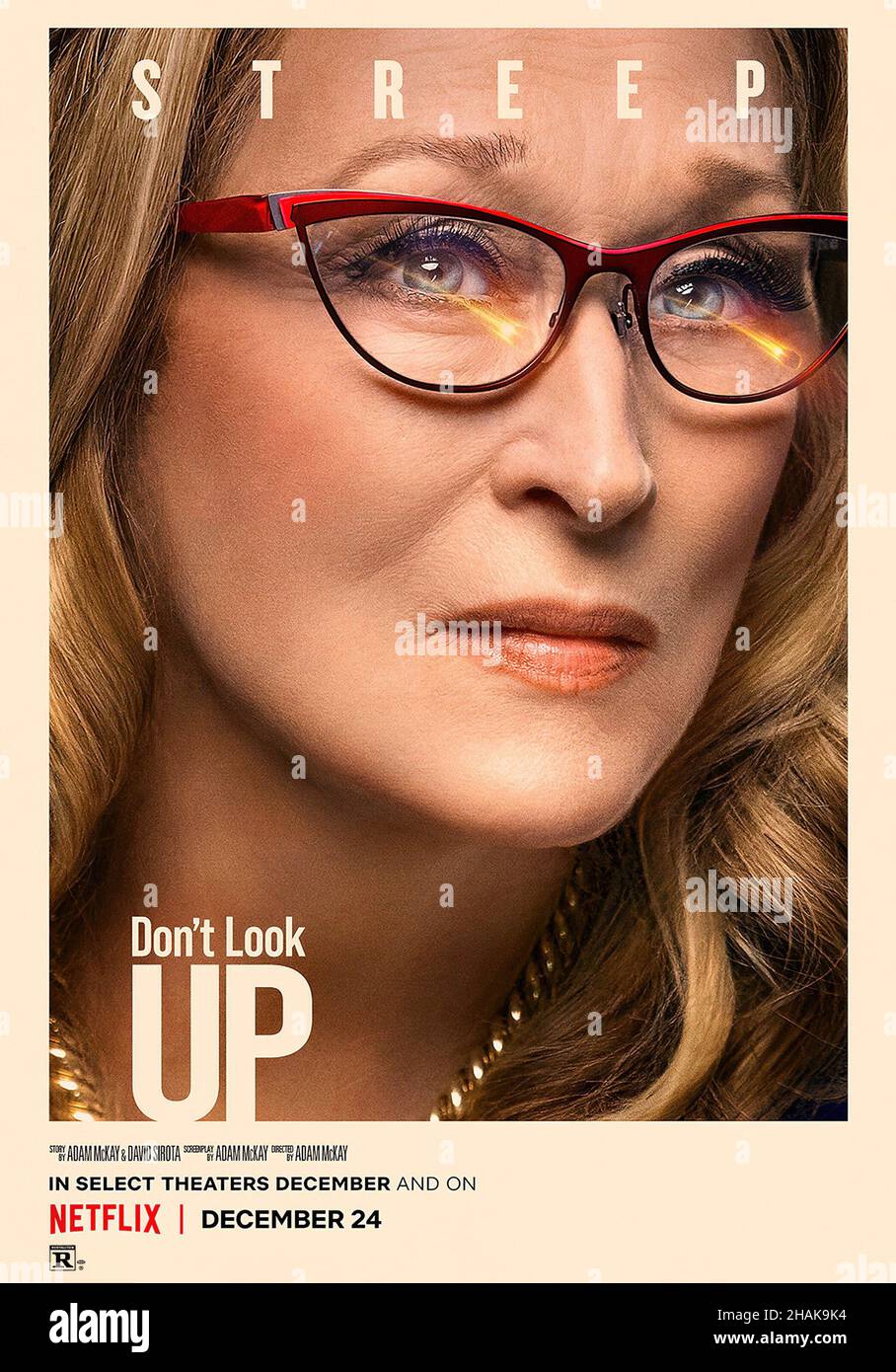 DON'T LOOK UP, US character poster, Meryl Streep, 2021. © Netflix / courtesy Everett Collection