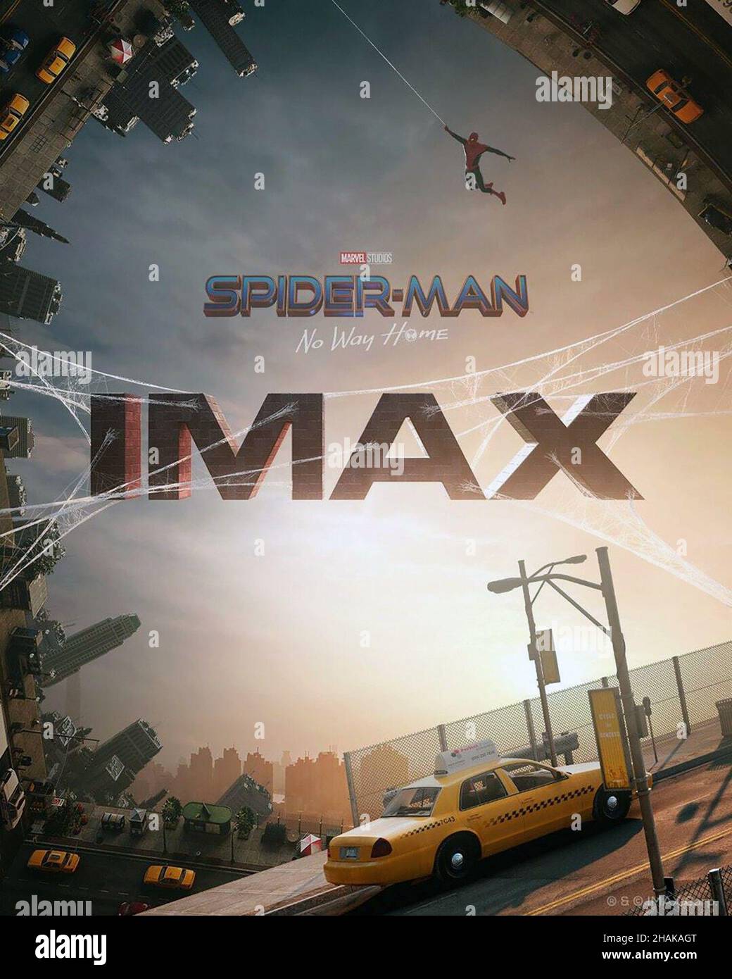 SPIDER-MAN: NO WAY HOME, IMAX poster, Tom Holland as Spider