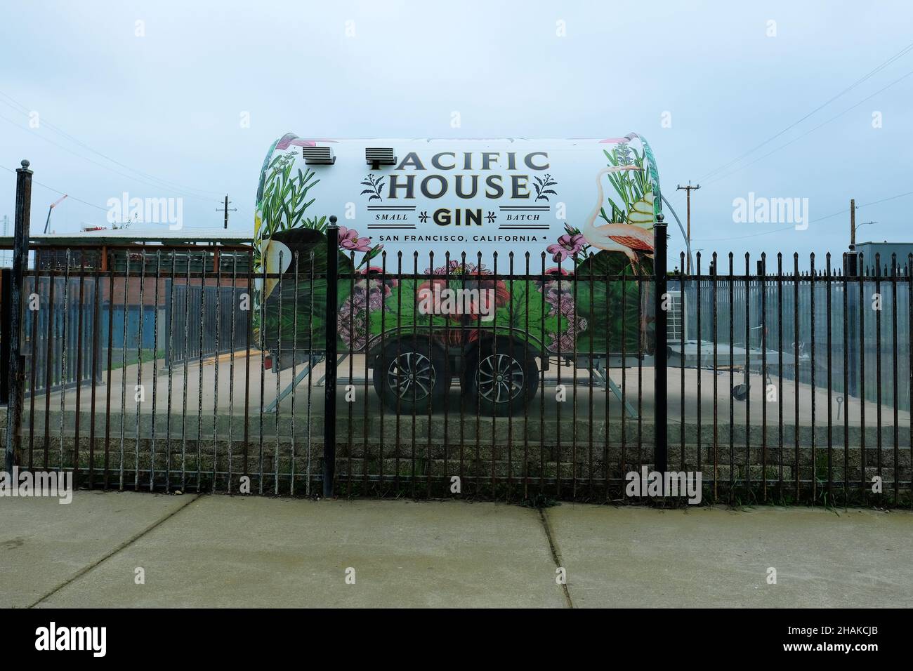 Pacific House Gin portable bar at The Great Lawn on Treasure Island