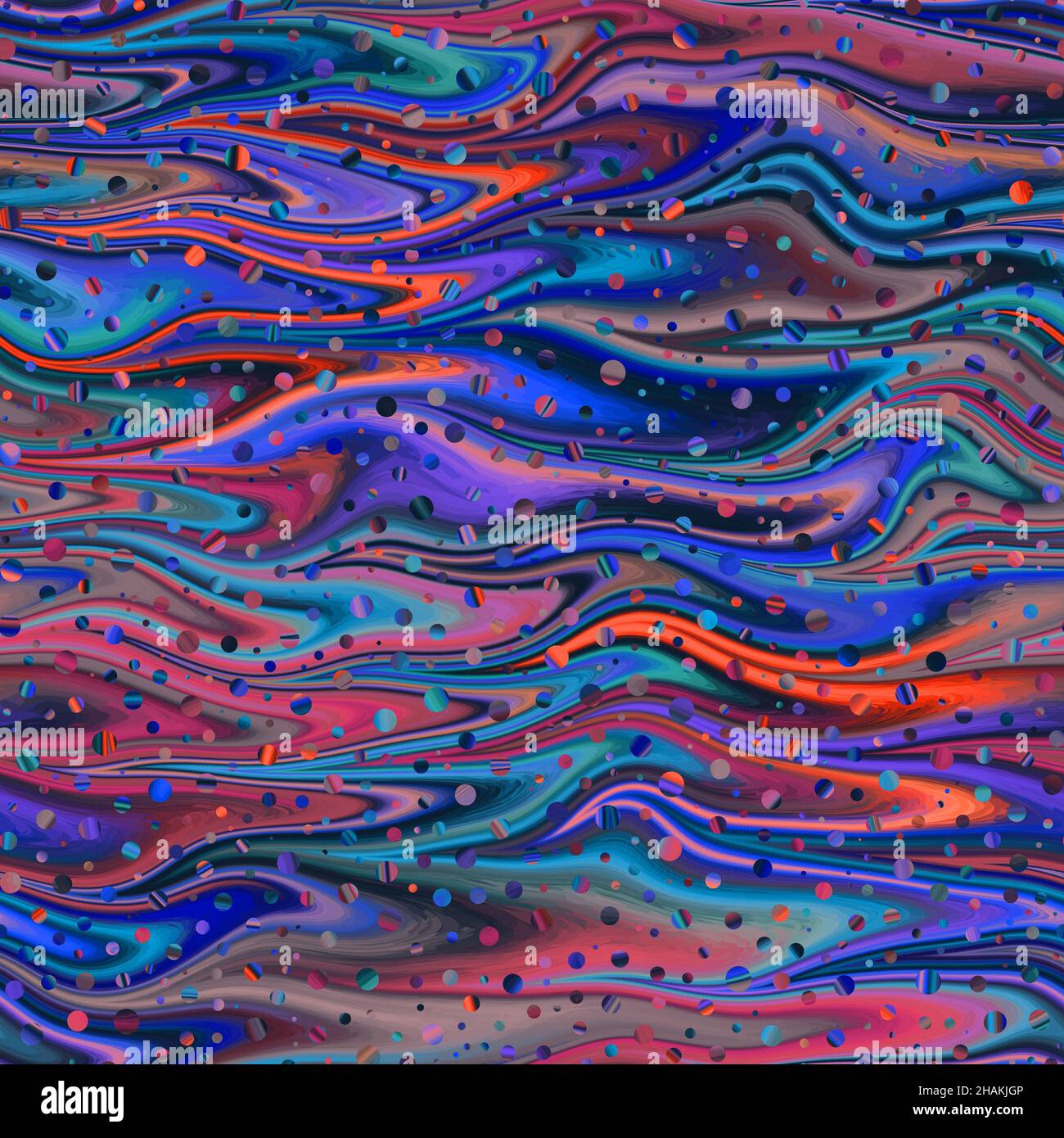 Seamless pattern of marbled orbs that gives a dreamy fantasy mysterious ...
