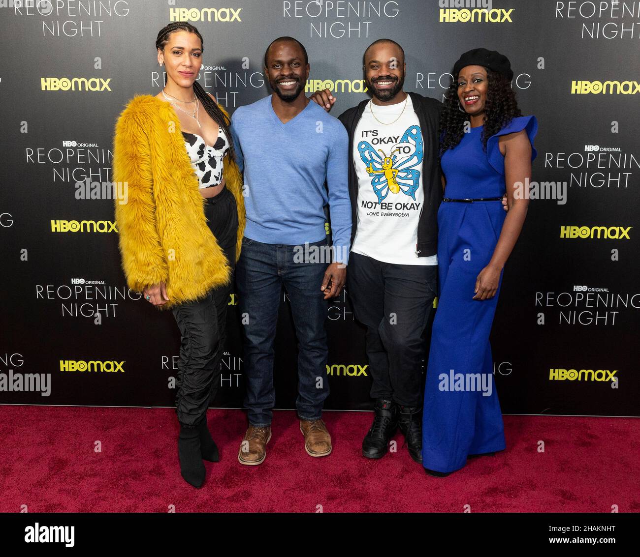 New York, NY December 13, 2021 Sarin Monae West, Gbenga Akinnagbe