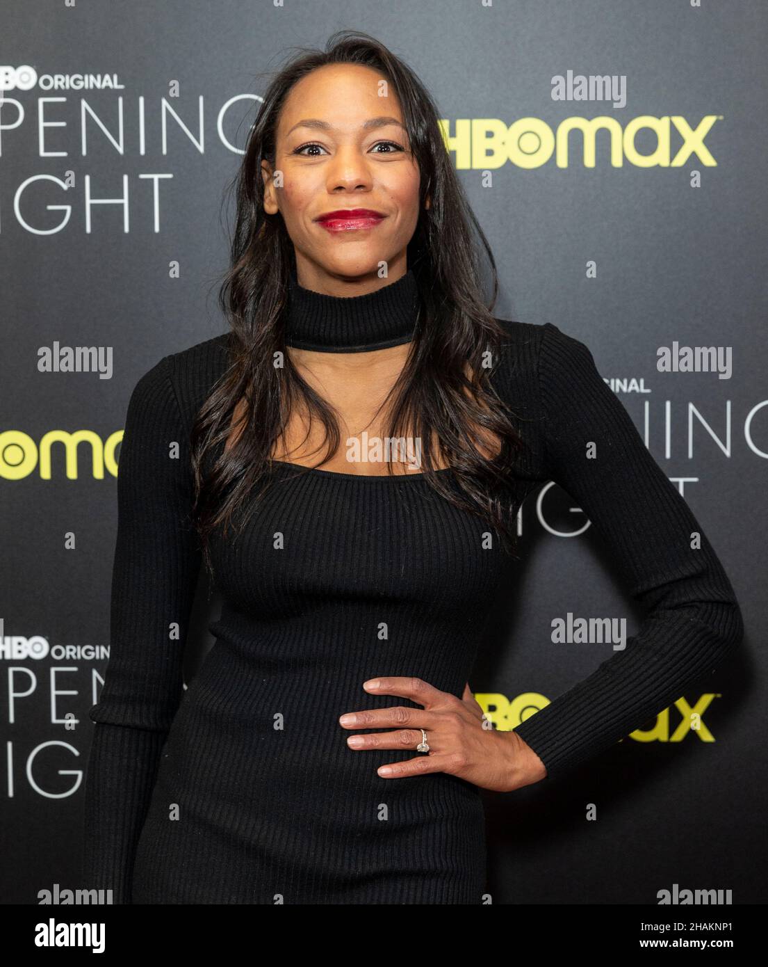 New York, NY - December 13, 2021: Nikki Michelle James attends the