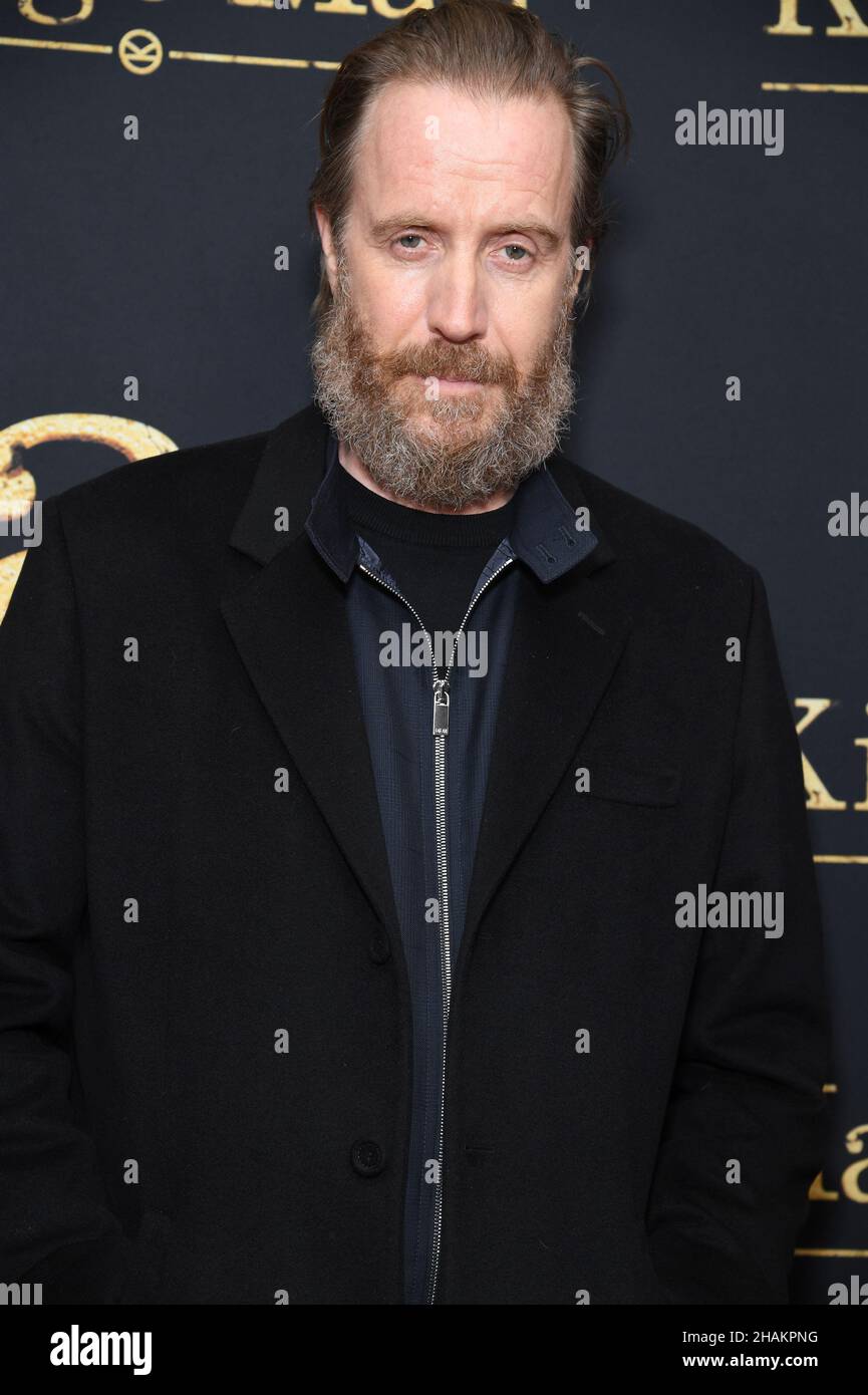 New York, USA. 13th Dec, 2021. Actor Rhys Ifans attends "The King's Man
