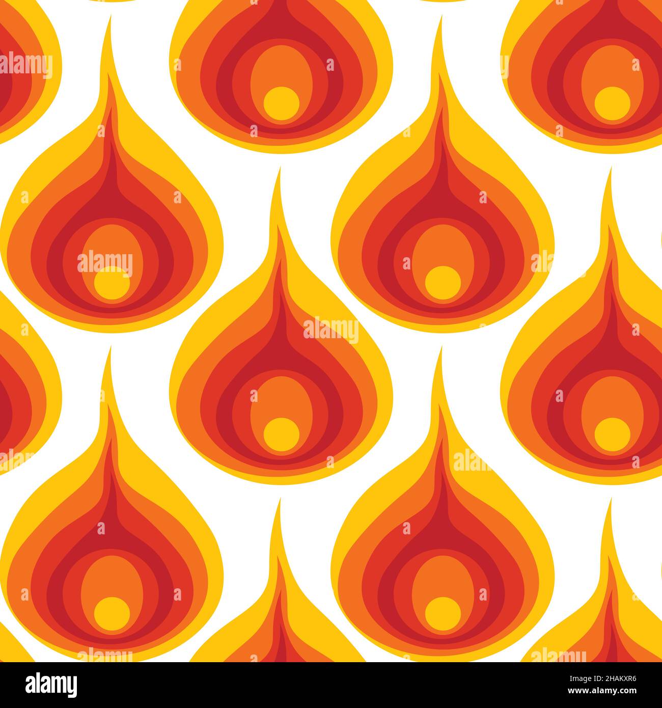 Illustration A seamless pattern on a square background - a peacock feather or an onion in section. Design element for the design of books, notebooks, Stock Vector