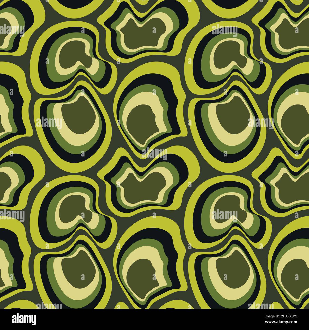 Illustration Seamless pattern on a square background - asymmetrical ...