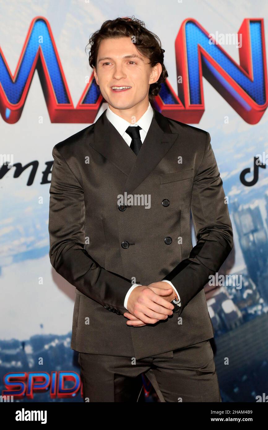 LOS ANGELES DEC 13 Tom Holland at the SpiderMan No Way Home