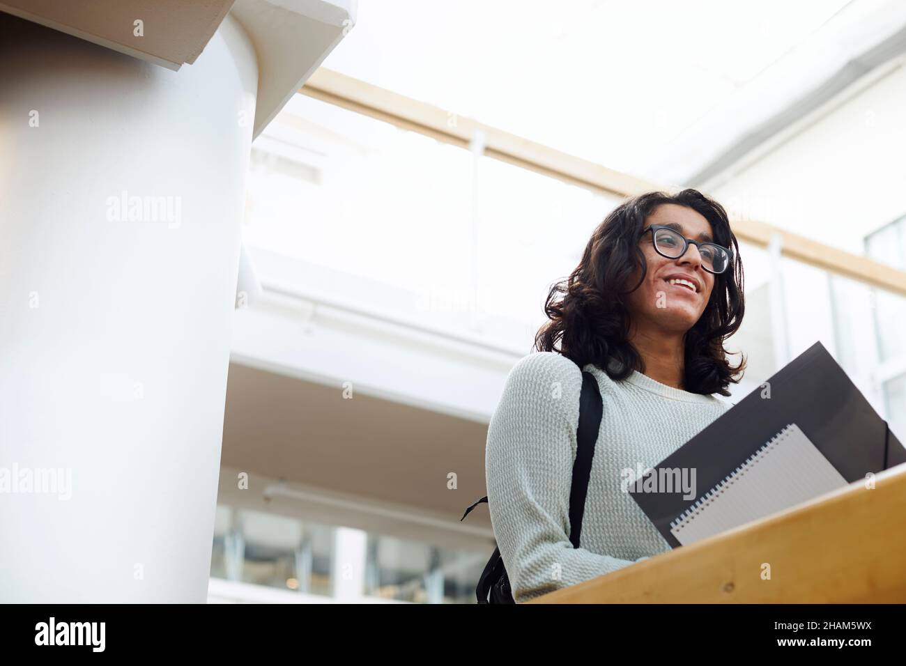 Young male student at university Stock Photo