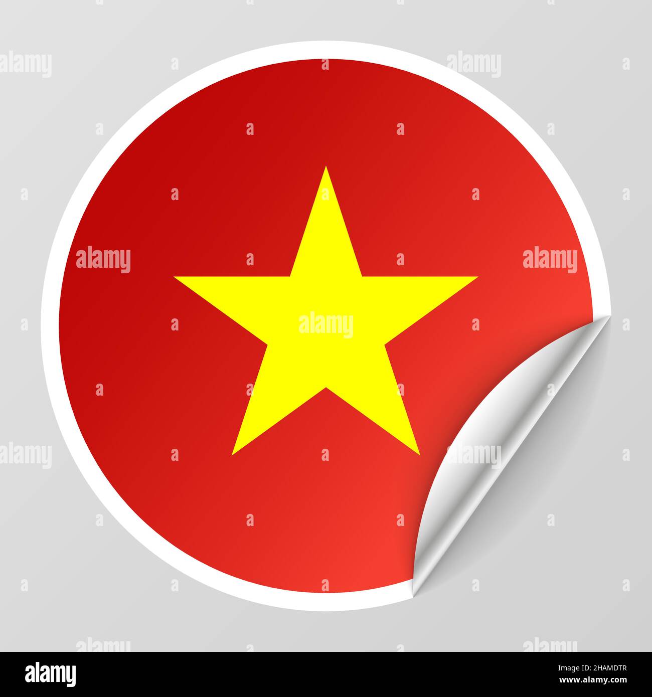 EPS10 Vector Patriotic background with Vietnam flag colors. An element of impact for the use you want to make of it. Stock Vector